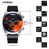 SINOBI Sporty Fast & Furious Design Inspired Chrono Quartz Watch