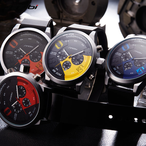 SINOBI Fast & Furious Chronograph Quartz Watch