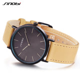 SINOBI Ladies Leather Luxury Geneva Quartz