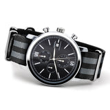 SINOBI James Bond Inspired Design Sports Chronograph Geneva Quartz