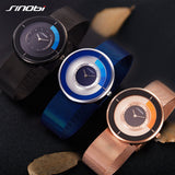 SINOBI Ultra-thin Creative Dial Mesh Strap Quartz Watch