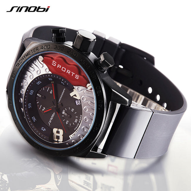 SINOBI Fast & Furious Chrono Waterproof Quartz Watch