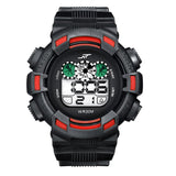 Waterproof Luminous display Mens LED Digital Date Alarm Waterproof Rubber Sports Army Watch Wristwatch Water Resistant #YYW