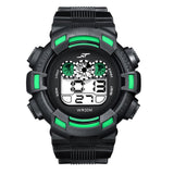 Waterproof Luminous display Mens LED Digital Date Alarm Waterproof Rubber Sports Army Watch Wristwatch Water Resistant #YYW