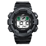 Waterproof Luminous display Mens LED Digital Date Alarm Waterproof Rubber Sports Army Watch Wristwatch Water Resistant #YYW