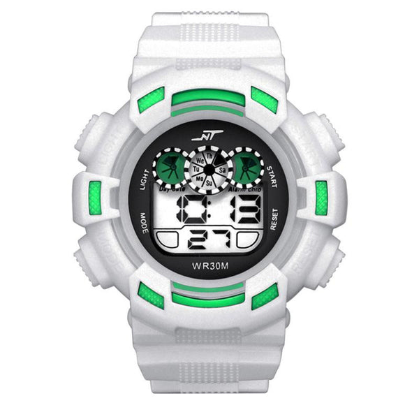 Waterproof Luminous display Mens LED Digital Date Alarm Waterproof Rubber Sports Army Watch Wristwatch Water Resistant #YYW