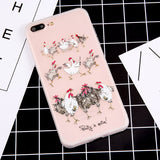 Cartoon Rooster Case For iPhone Models - ilovealma