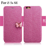 Butterfly Flip Leather iPhone Case - ilovealma