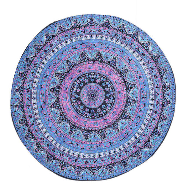 Bohemia Geometric tablecloth Beach Table Cloth Decorative Wall Carpet Tapestries Art Hanging Meditation Mandala Bed Decor Tapete - ilovealma