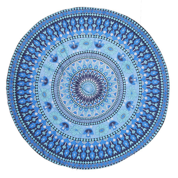 Bohemia Geometric tablecloth Beach Table Cloth Decorative Wall Carpet Tapestries Art Hanging Meditation Mandala Bed Decor Tapete - ilovealma