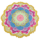 23 Style Round Beach Towel Table Cloth 150cm Adults Bath Towel Jacquard Tablecloth Mandala Drop Shipping - ilovealma
