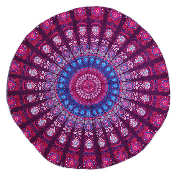 23 Style Round Beach Towel Table Cloth 150cm Adults Bath Towel Jacquard Tablecloth Mandala Drop Shipping - ilovealma