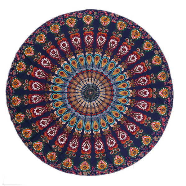 23 Style Round Beach Towel Table Cloth 150cm Adults Bath Towel Jacquard Tablecloth Mandala Drop Shipping - ilovealma