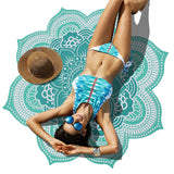 Indian Bohemian Mandalas tablecloth Totem Lotus Wall Hanging Sandy Beach Towels Yoga Mat Blanket Camping Mattress Sleeping Pad
