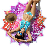 Indian Bohemian Mandalas tablecloth Totem Lotus Wall Hanging Sandy Beach Towels Yoga Mat Blanket Camping Mattress Sleeping Pad
