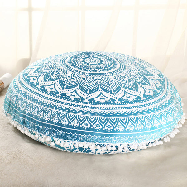 29x29inch Mandala Pillow Case Elephant Tree Ethnic Decorative Pillow Cover Pillowcase 1Pc 15/color Invisible Zip Pillow Cover - ilovealma