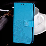 Coque For LG K10 Case Cover Silicon & Luxury Retro Shockproof Wallet Flip Leather Case For LG K 10 K10  LGK10 Phone Pouch Fundas - ilovealma