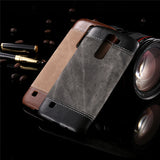 Coque For LG G3 G4 G5 Case Retro Hybrid Jeans Canvas PU Leather Phone Cases For LG K7 K8 K10 Funda Hard PC Cover Business Style - ilovealma