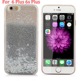 Hot! Bling Colorful Dynamic Liquid Glitter Sand Quicksand Star Hard Back Cover Clear Case For Iphone 5 5s SE 6 6s 6 Plus 6s Plus