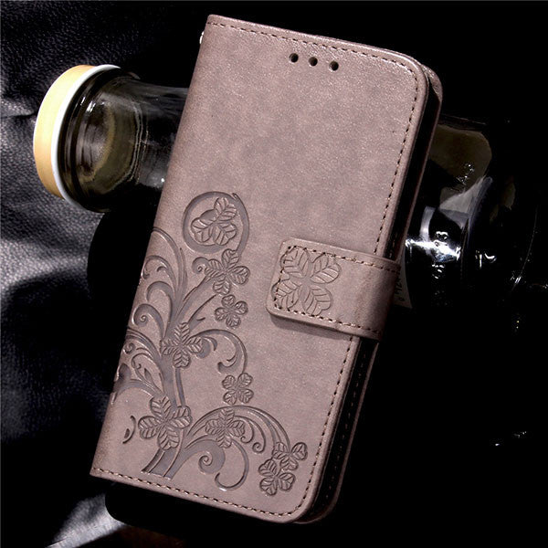 Leather Wallet Flip For Sony Z2 Z3 Z4 Z5 Mini Case Retro Embossed Flower Phone Cases Bag Shell Card Slot Stand Holder Soft Cover