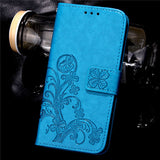 P9 Leather Wallet Flip Phone Cases For Huawei Ascend G7 P8 P9 Lite Plus Case Retro Flower Printing Cover Card Slots Stand Holder