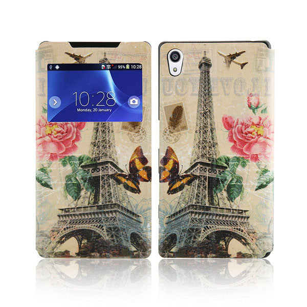 Wallet Case For Sony Xperia M4 Aqua M5 C5 Ultra Cover Fashion Leather Flip For Sony Xperia Z5 Compact / Mini / Premium Plus Capa