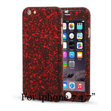 3D Stars 360 Case For iPhone 5 5s SE 6 6S 7 Plus Ultra Slim Hard Frosted Full Body Cover Coverage Of 360 Degree Clear Glass Film - ilovealma