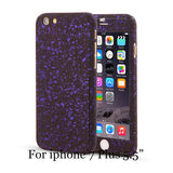 3D Stars 360 Case For iPhone 5 5s SE 6 6S 7 Plus Ultra Slim Hard Frosted Full Body Cover Coverage Of 360 Degree Clear Glass Film - ilovealma