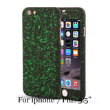 3D Stars 360 Case For iPhone 5 5s SE 6 6S 7 Plus Ultra Slim Hard Frosted Full Body Cover Coverage Of 360 Degree Clear Glass Film - ilovealma