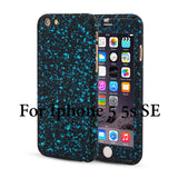 3D Stars 360 Case For iPhone 5 5s SE 6 6S 7 Plus Ultra Slim Hard Frosted Full Body Cover Coverage Of 360 Degree Clear Glass Film - ilovealma