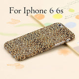 Ultra thin 360 Case + Glass Film Protector Phone Cases For iPhone 6 6s Plus Cover Full Body 3D Embossed Matte Flower Hard Shell