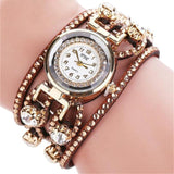 CCQ Luxury Brand Women's Watch 2017 Leather Bracelet Watch Women Wristwatch Ladies Dress Quartz Watch - ilovealma