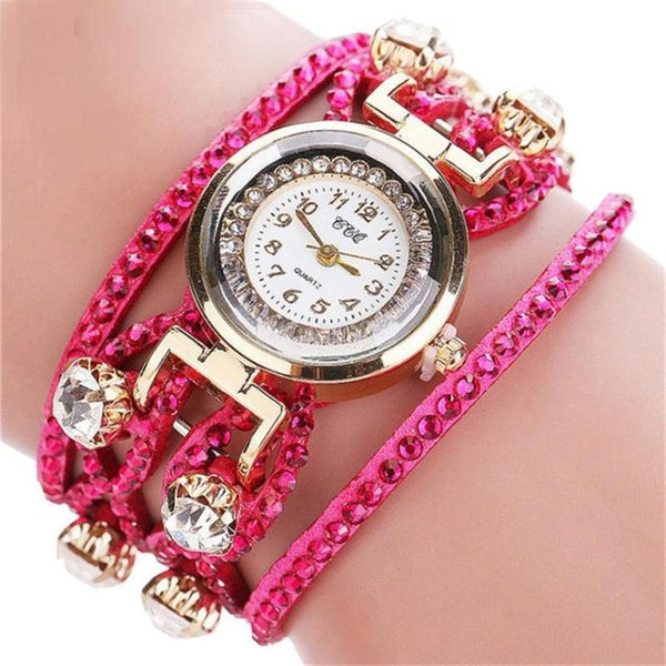 CCQ Luxury Brand Women's Watch 2017 Leather Bracelet Watch Women Wristwatch Ladies Dress Quartz Watch - ilovealma