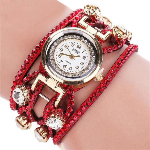 CCQ Luxury Brand Women's Watch 2017 Leather Bracelet Watch Women Wristwatch Ladies Dress Quartz Watch - ilovealma