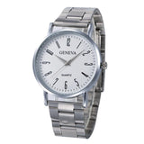 Genvivia New Fashion watch women's Stainless Steel Sport Quartz relogio feminino women wrist watch Gold dress watch reloj mujer