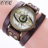 CCQ Brand women watches 2017 Fashion Personality UNIVERSE Partten Dial Casual Analog Quartz Bracelet Watch montre femme - ilovealma