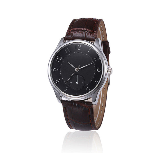 Hot Sale Relojes Mens Watch Retro Design Leather Band Analog Alloy Quartz Wristwatch Sports Wrist Watch relogio masculino
