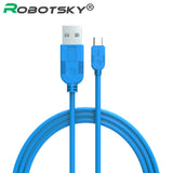 Robotsky Micro USB Cable 1m 5V 2A Fast Charging USB Data Charger Cabo For Xiaomi Samsung Huawei Meizu Mobile Phone Charge Cables