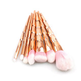 zwellbe 7/12Pcs Diamond Shape Makeup Brushes Set Beauty Cosmetic Eyeshadow Lip Powder Face Pinceis Tool Kabuki Brush Kits Pincel