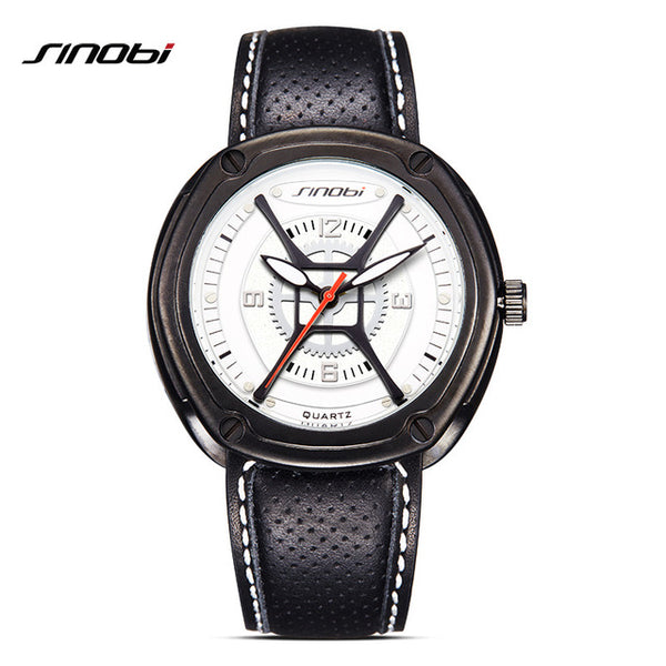 SINOBI Spiderman Inspired Luxury Leather Geneva Watch