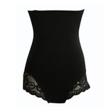 waist trainer 2017 Sexy Women Shape Control Briefs Lace Cut Out Postpartum Slim Seamless Body Shaper Black/Beige