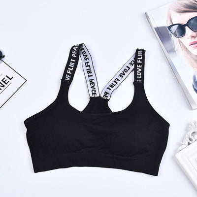 DeRuiLaDy Fashion Sexy Bra Comfortable Breathable Straps Padded Bra Shockproof Women Lingerie Exquisite One Piece Seamless Bras