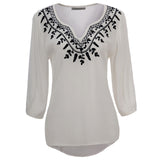 Vintage Blouse with Embroidery Design