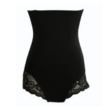waist trainer 2017 Sexy Women Shape Control Briefs Lace Cut Out Postpartum Slim Seamless Body Shaper Black/Beige