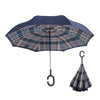 Windproof Reverse Folding Double Layer Umbrella