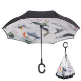 Windproof Reverse Folding Double Layer Umbrella
