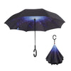 Windproof Reverse Folding Double Layer Umbrella