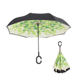 Windproof Reverse Folding Double Layer Umbrella