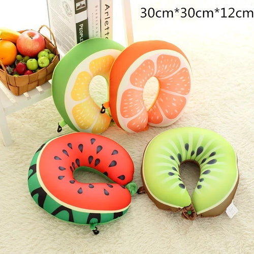 Fruit U-Shaped Pillow