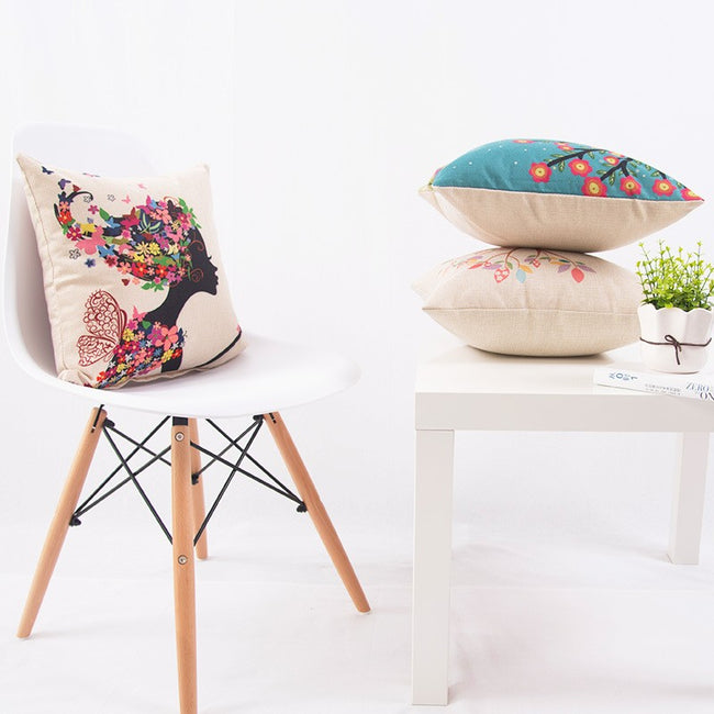 Cartoon Animal Linen Hold Pillow - ilovealma